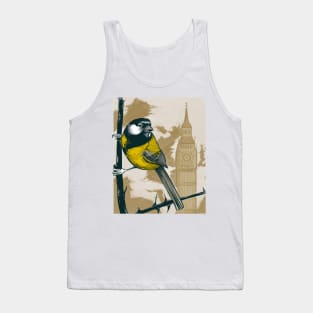 The gardens of Great Tit Tank Top